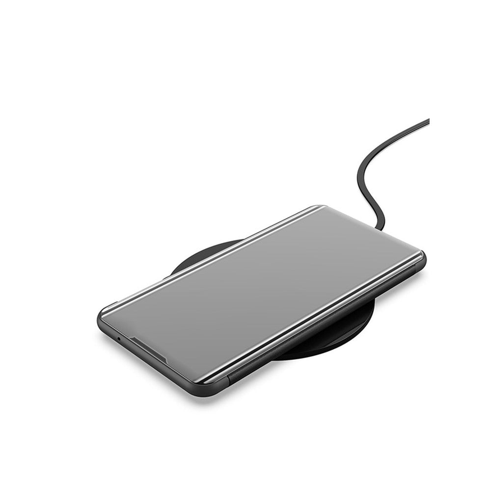 Samsung Galaxy A12 Flip Läderfodral med Stativ Helkroppsskyddande mobilfodral