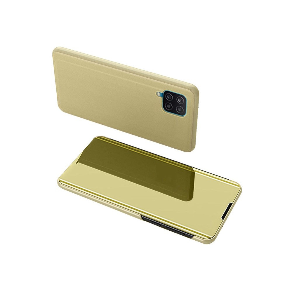 Samsung Galaxy A12 Flip Läderfodral med Stativ Helkroppsskyddande mobilfodral