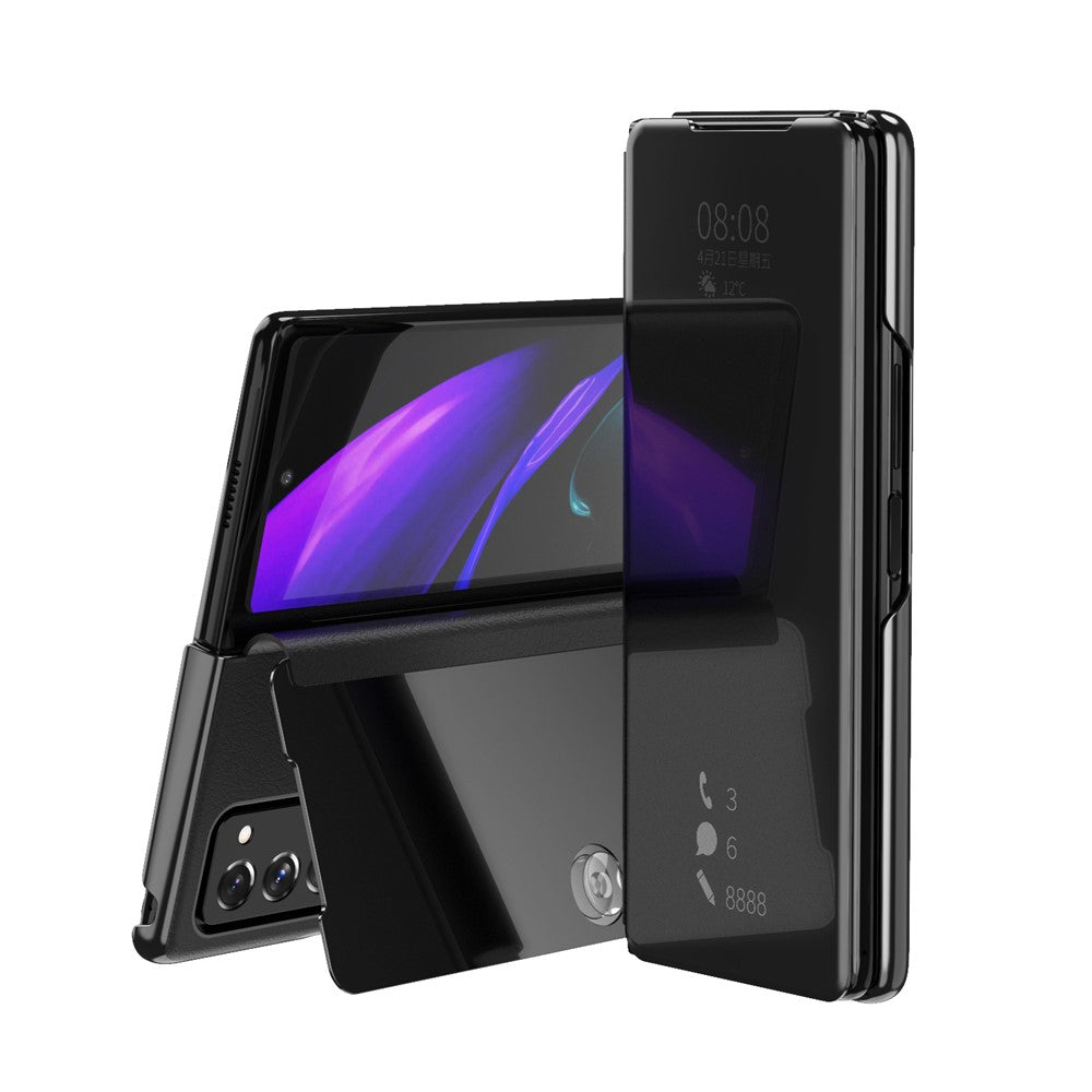 For Samsung Galaxy Z Fold2 5G Flip Leather Cover with Stand Full Body Protective Phone Case