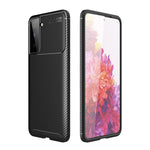 Shock Absorption Carbon Fiber TPU Phone Protector Case for Samsung Galaxy S21 4G/5G Cell Phone Accessory