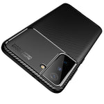 Shock Absorption Carbon Fiber TPU Phone Protector Case for Samsung Galaxy S21 4G/5G Cell Phone Accessory