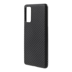 For Samsung Galaxy S20 FE 4G/5G/S20 Lite/S20 FE 2022 Carbon Fiber Texture TPU Case Shell