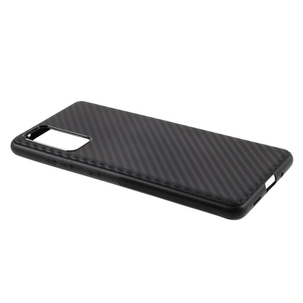 For Samsung Galaxy S20 FE 4G/5G/S20 Lite/S20 FE 2022 Carbon Fiber Texture TPU Case Shell