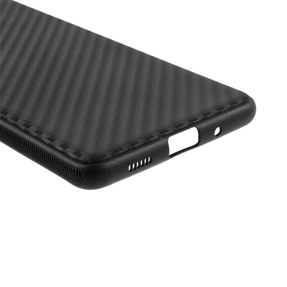 For Samsung Galaxy S20 FE 4G/5G/S20 Lite/S20 FE 2022 Carbon Fiber Texture TPU Case Shell