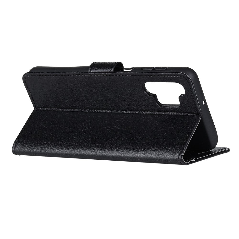 For Samsung Galaxy A32 5G / M32 5G Classic Litchi Texture Leather Phone Case with Wallet + Stand