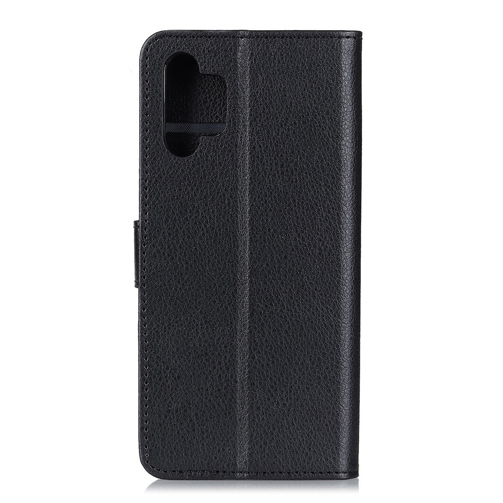 For Samsung Galaxy A32 5G / M32 5G Classic Litchi Texture Leather Phone Case with Wallet + Stand