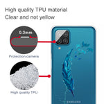 Mönstrat flexibelt TPU-skyddsskal för Samsung Galaxy A12