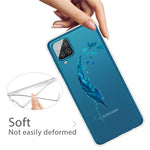 Mönstrat flexibelt TPU-skyddsskal för Samsung Galaxy A12