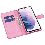 Læderetui med stander til Samsung Galaxy A32 5G / M32 5G Mønsterudskrivning Cover med Lanyard