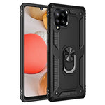Ring Kickstand for Samsung Galaxy A42 5G Hybrid PC + TPU Anti-drop Phone Shell