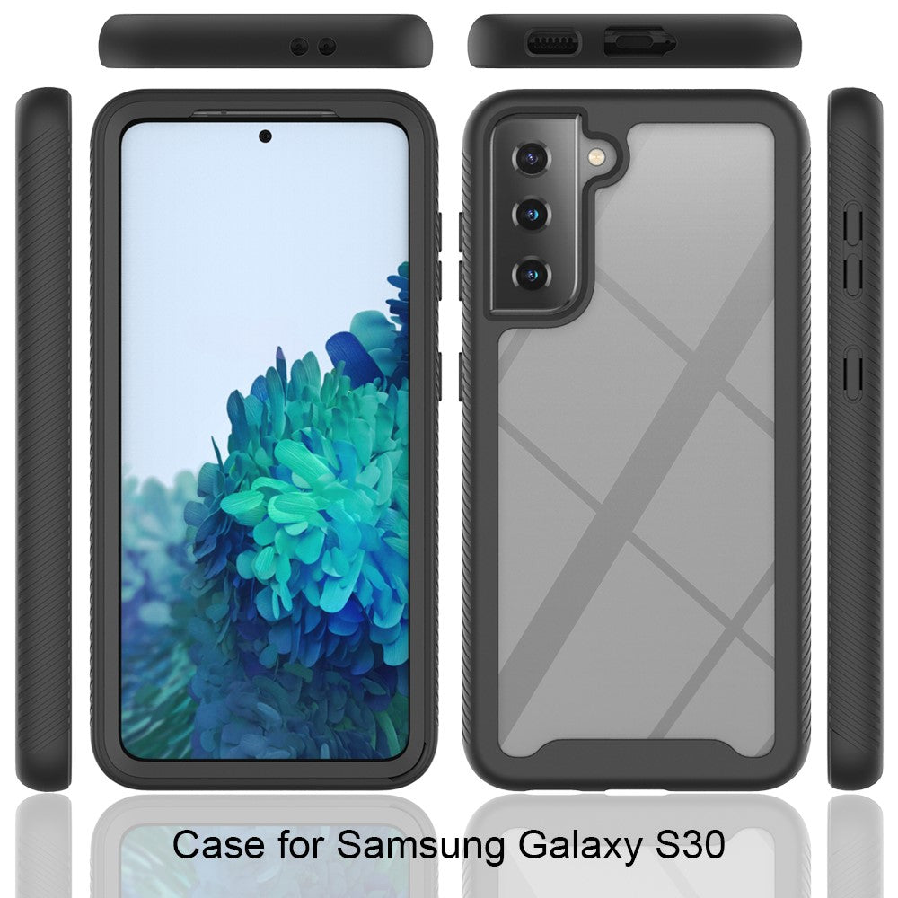 Hybrid PC + TPU Case for Samsung Galaxy S21 4G/5G Shockproof Cover