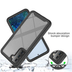 Hybrid PC + TPU Case for Samsung Galaxy S21 4G/5G Shockproof Cover
