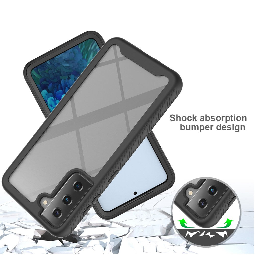 Hybrid PC + TPU Case for Samsung Galaxy S21 4G/5G Shockproof Cover