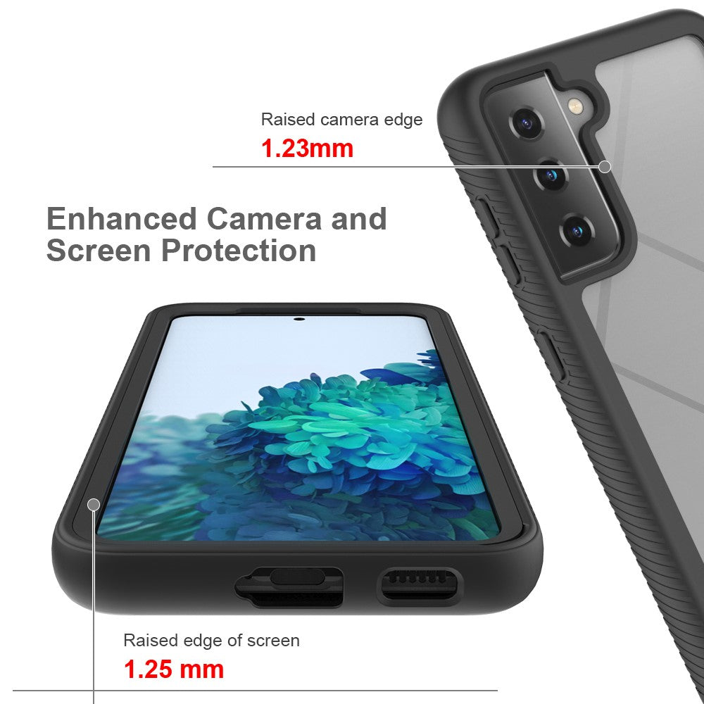 Hybrid PC + TPU Case for Samsung Galaxy S21 4G/5G Shockproof Cover