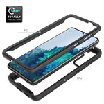 Hybrid PC + TPU Case for Samsung Galaxy S21 4G/5G Shockproof Cover