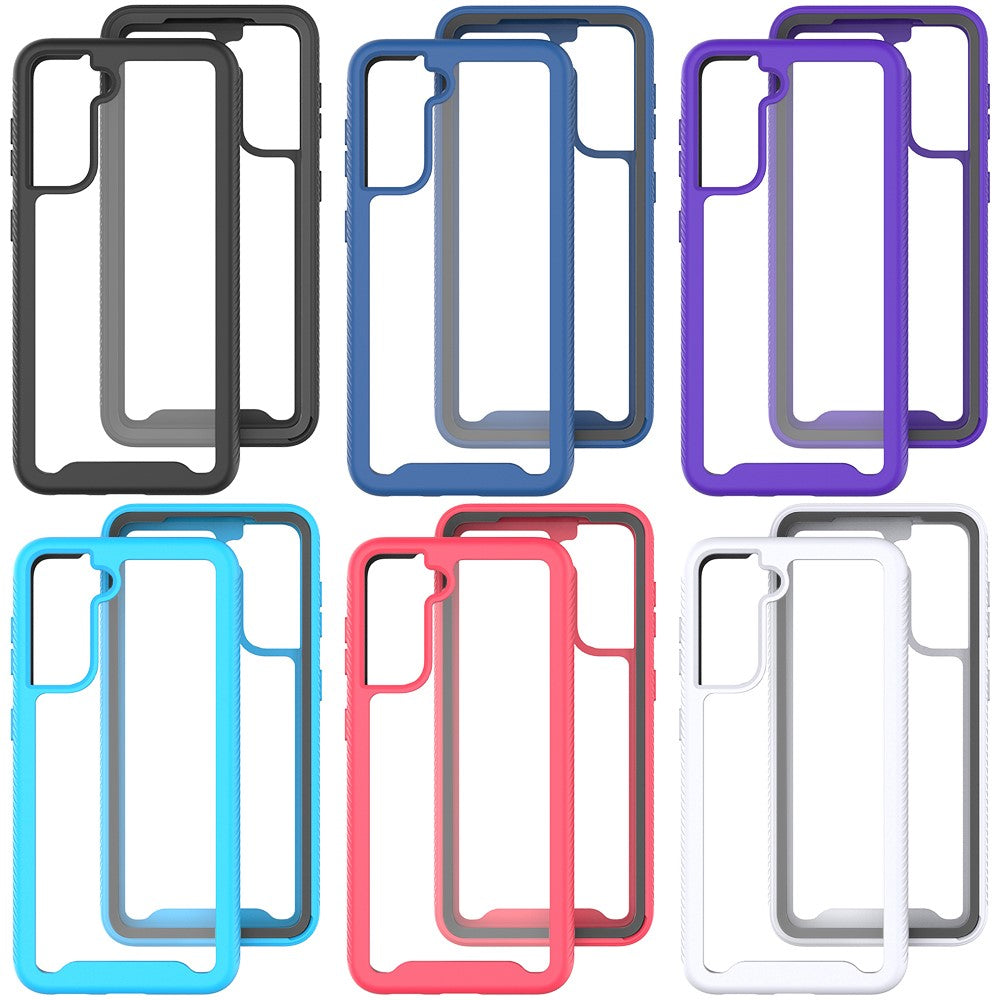 Hybrid PC + TPU Case for Samsung Galaxy S21 4G/5G Shockproof Cover
