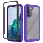 Hybrid PC + TPU Case for Samsung Galaxy S21 4G/5G Shockproof Cover