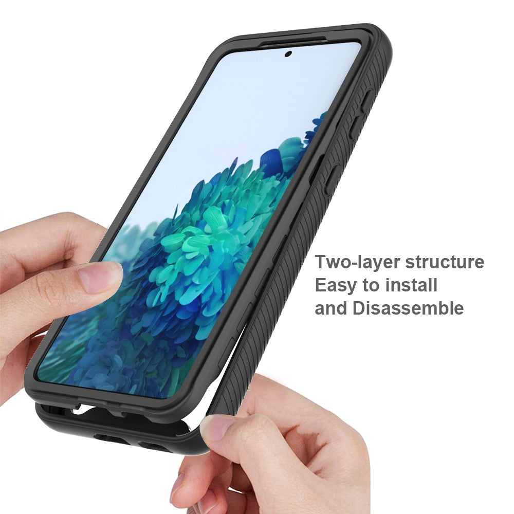 PC + TPU Hybrid Protector for Samsung Galaxy S21+ Shockproof Cover
