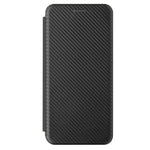 Carbon Fiber Texture Leather Case Auto-absorbed Stand Cover for Samsung Galaxy A02s (166.5mm)