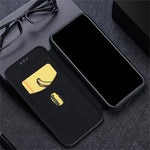 Carbon Fiber Texture Leather Case Auto-absorbed Stand Cover for Samsung Galaxy A02s (166.5mm)