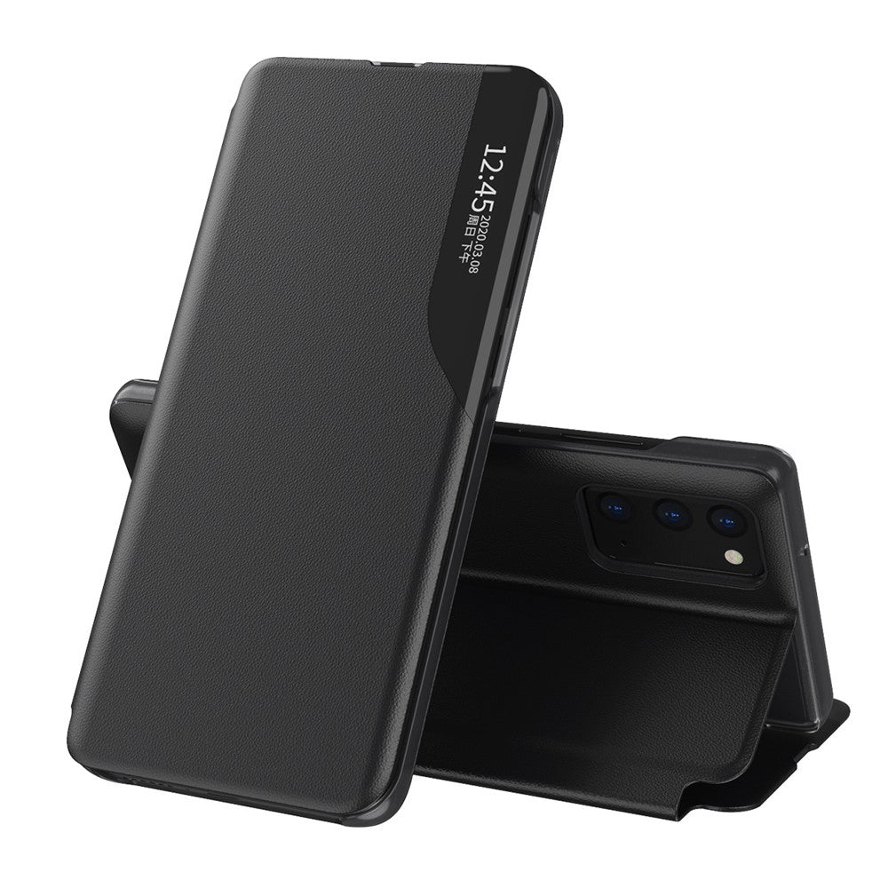 Fodral med View Window PU-läder stativ för Samsung Galaxy A13 5G / A32 5G / M32 5G