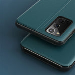Fodral med View Window PU-läder stativ för Samsung Galaxy A13 5G / A32 5G / M32 5G