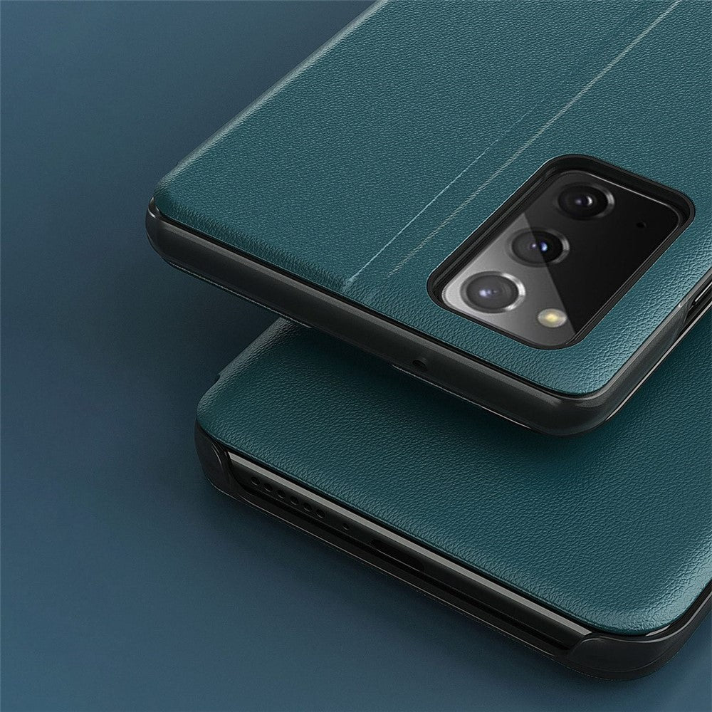 Fodral med View Window PU-läder stativ för Samsung Galaxy A13 5G / A32 5G / M32 5G
