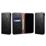 Waxy Crazy Horse Tekstur TPU + PU Læder Cover til Samsung Galaxy S21 4G/5G