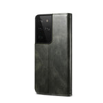 Vaxig Crazy Horse-textur TPU + PU-läderskal till Samsung Galaxy S21 Ultra 5G