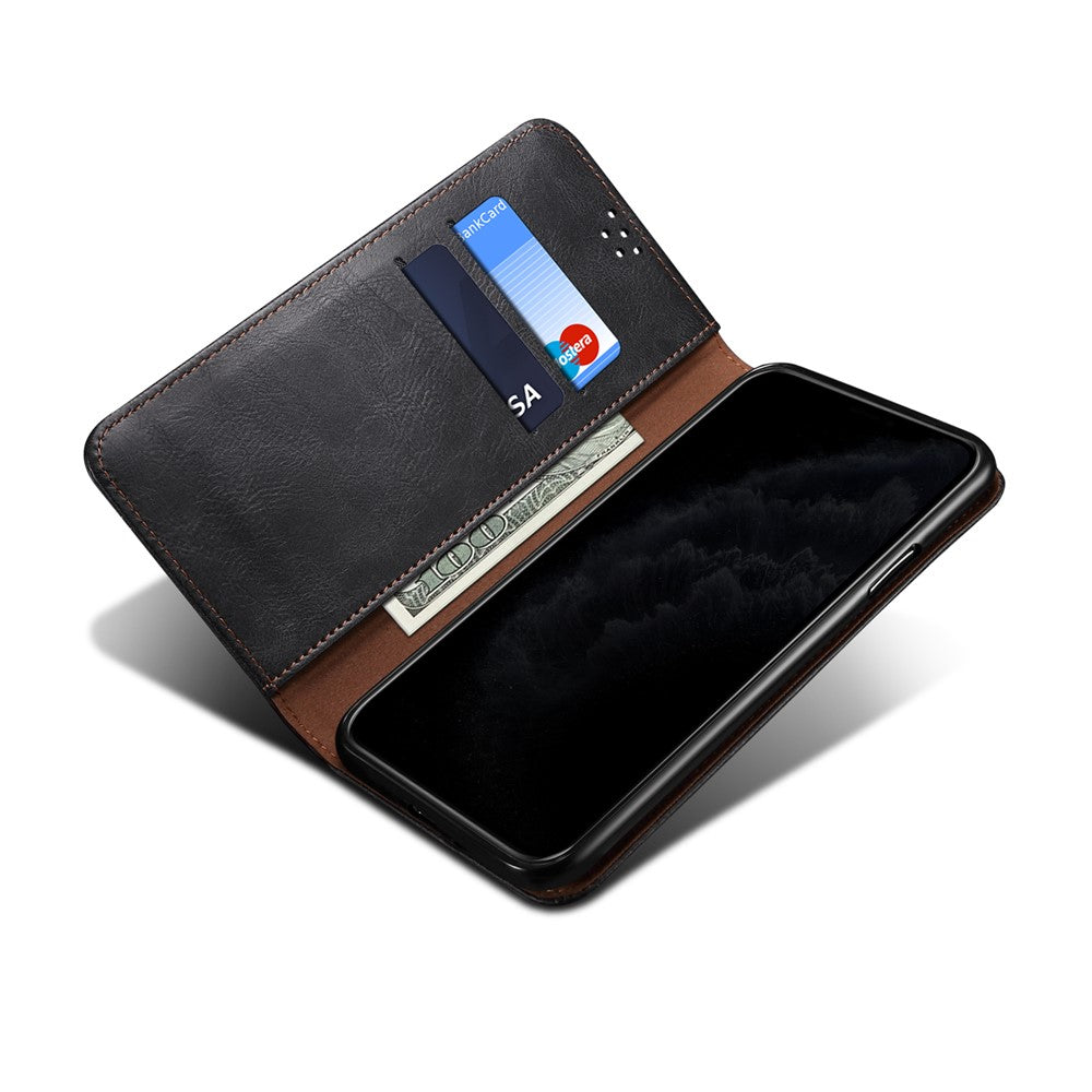 Vaxig Crazy Horse-textur TPU + PU-läderskal till Samsung Galaxy S21 Ultra 5G