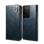 Vaxig Crazy Horse-textur TPU + PU-läderskal till Samsung Galaxy S21 Ultra 5G