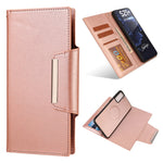 PU Leather Wallet Phone Shell Cover with Detachable Inner TPU Case for Samsung Galaxy S21+ 5G