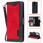Retro Style Splicing Leather Cover for Samsung Galaxy S21 4G/5G Wallet Case