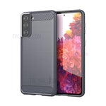 MOFI Carbon Fiber Texture TPU Back Phone Case for Samsung Galaxy S21 4G/5G