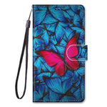 Stand Leather Case New Patterned Cover for Samsung Galaxy S21 4G/5G