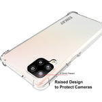 ENKAY HAT PRINCE 4 Hörn Förtjockat Stötsäkert Genomskinligt TPU-Skal till Samsung Galaxy A12