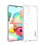 ENKAY for Samsung Galaxy A02s (166.5mm) 4 Corners Thickened Shockproof Clear TPU Case