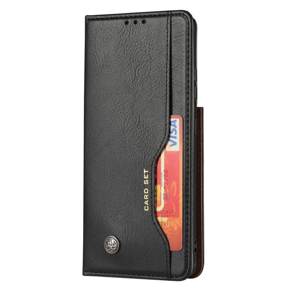 Auto-absorbed Wallet Leather Phone Shell for Samsung Galaxy S21 Ultra 5G