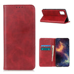 Auto-absorbed Scratch-resistant Split Leather Wallet Case for Samsung Galaxy A52 4G/5G / A52s 5G Stand Protector