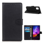 Til Samsung Galaxy A52 4G/5G / A52s 5G telefoncover Klassisk Litchi tekstur pung læder telefonbeskytter