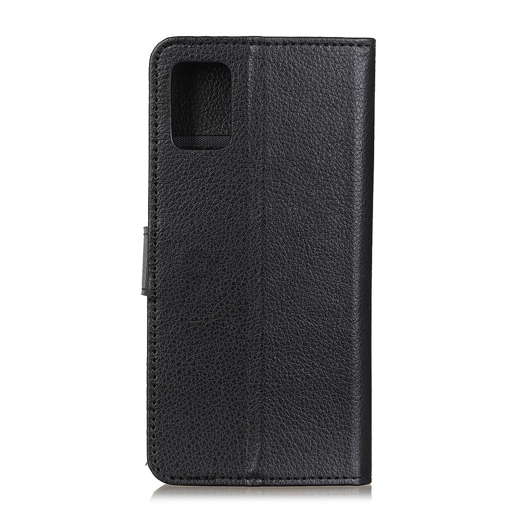 Til Samsung Galaxy A52 4G/5G / A52s 5G telefoncover Klassisk Litchi tekstur pung læder telefonbeskytter