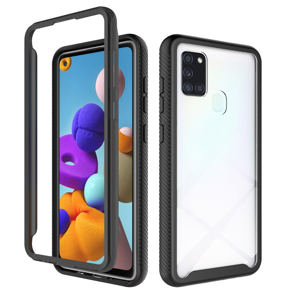 For Samsung Galaxy A21s Shockproof PC + TPU Hybrid Case All-Round Protection