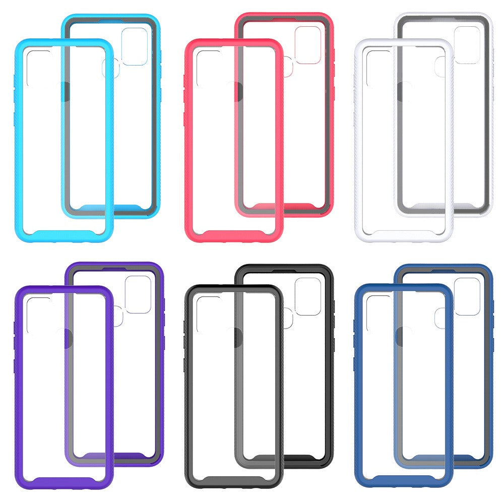For Samsung Galaxy A21s Shockproof PC + TPU Hybrid Case All-Round Protection