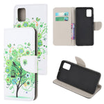 Printing Cross Texture Stand Protector for Samsung Galaxy A52 4G/5G / A52s 5G Leather Cover
