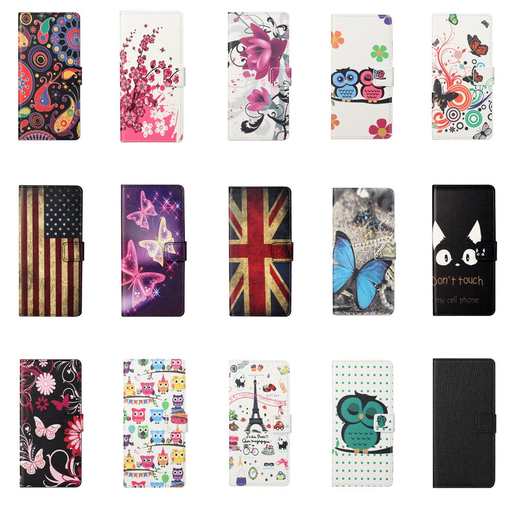 Pattern Printing Wallet Leather Phone Shell for Samsung Galaxy A52 4G/5G / A52s 5G Cell Phone Accessory
