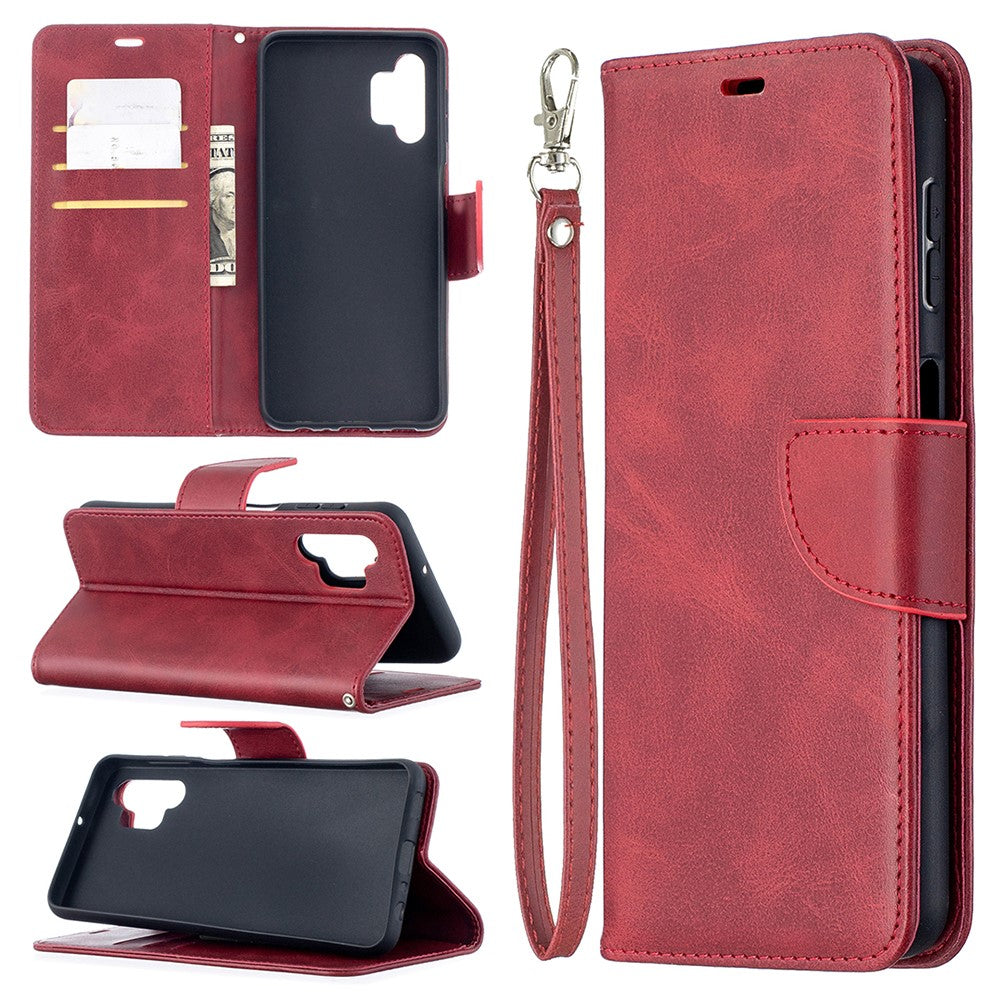 PU Leather Wallet Stylish Smartphone Case for Galaxy A32 5G / M32 5G