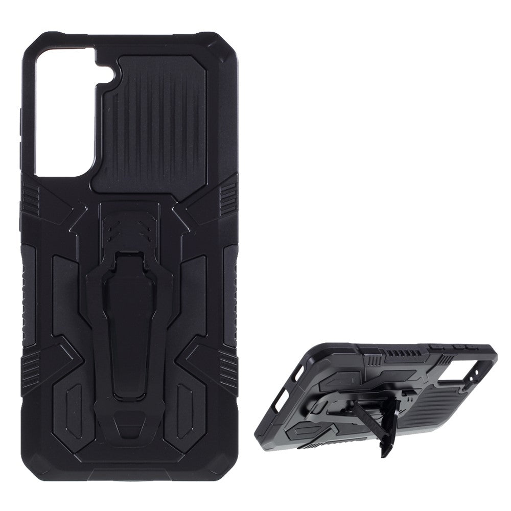 Stödskal Plast + TPU + Metall Hybridskydd för Samsung Galaxy S21 4G/5G