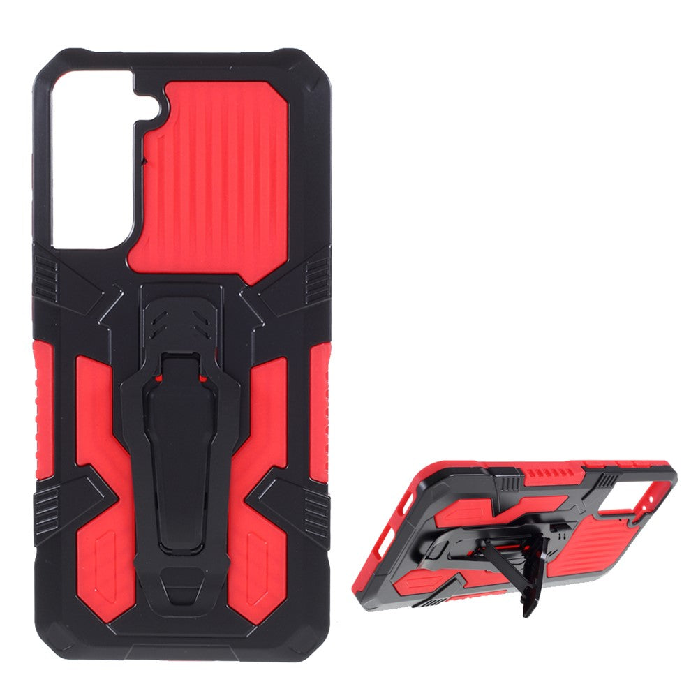 Stödskal Plast + TPU + Metall Hybridskydd för Samsung Galaxy S21 4G/5G