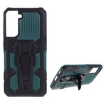 Stödskal Plast + TPU + Metall Hybridskydd för Samsung Galaxy S21 4G/5G