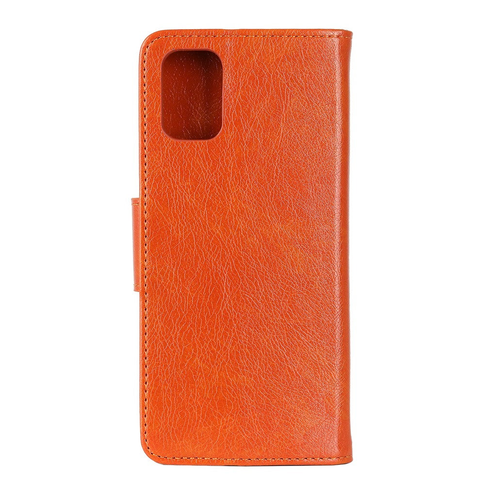 Til Samsung Galaxy A52 4G/5G / A52s 5G Wallet Telefoncover Stødsikkert Flip Folio Cover med Stativ Splitlæder Telefoncover med Nappa Tekstur